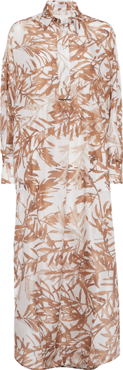 【関税＆送料込み】Brunello Cucinelli 'Herbarium Print' Sca Brunello Cucinelli Herbarium Print Poplin Shirt | Sendegaro JP