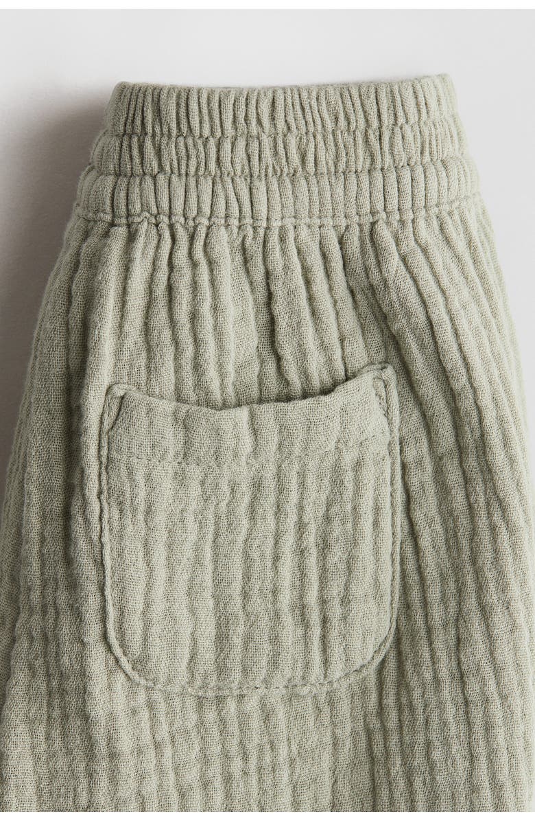 H&M Cotton Trousers, Alternate, color, Khaki Green