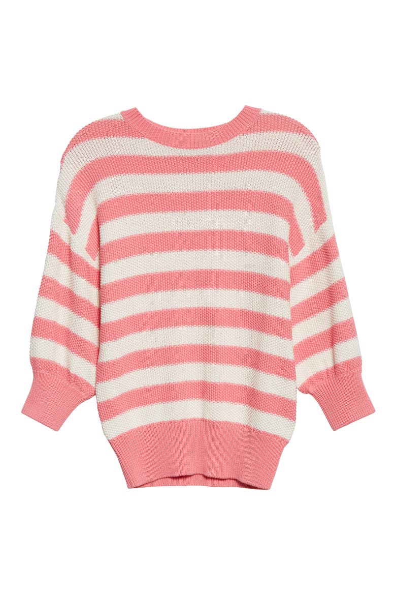 Women's Fevangeline Crewneck Sweater, Alternate, color, PINK LEMONADE FANTASY