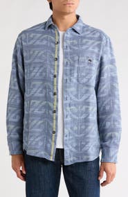 Tommy Bahama Ombrè Cotton Long Sleeve Button-Up Shirt