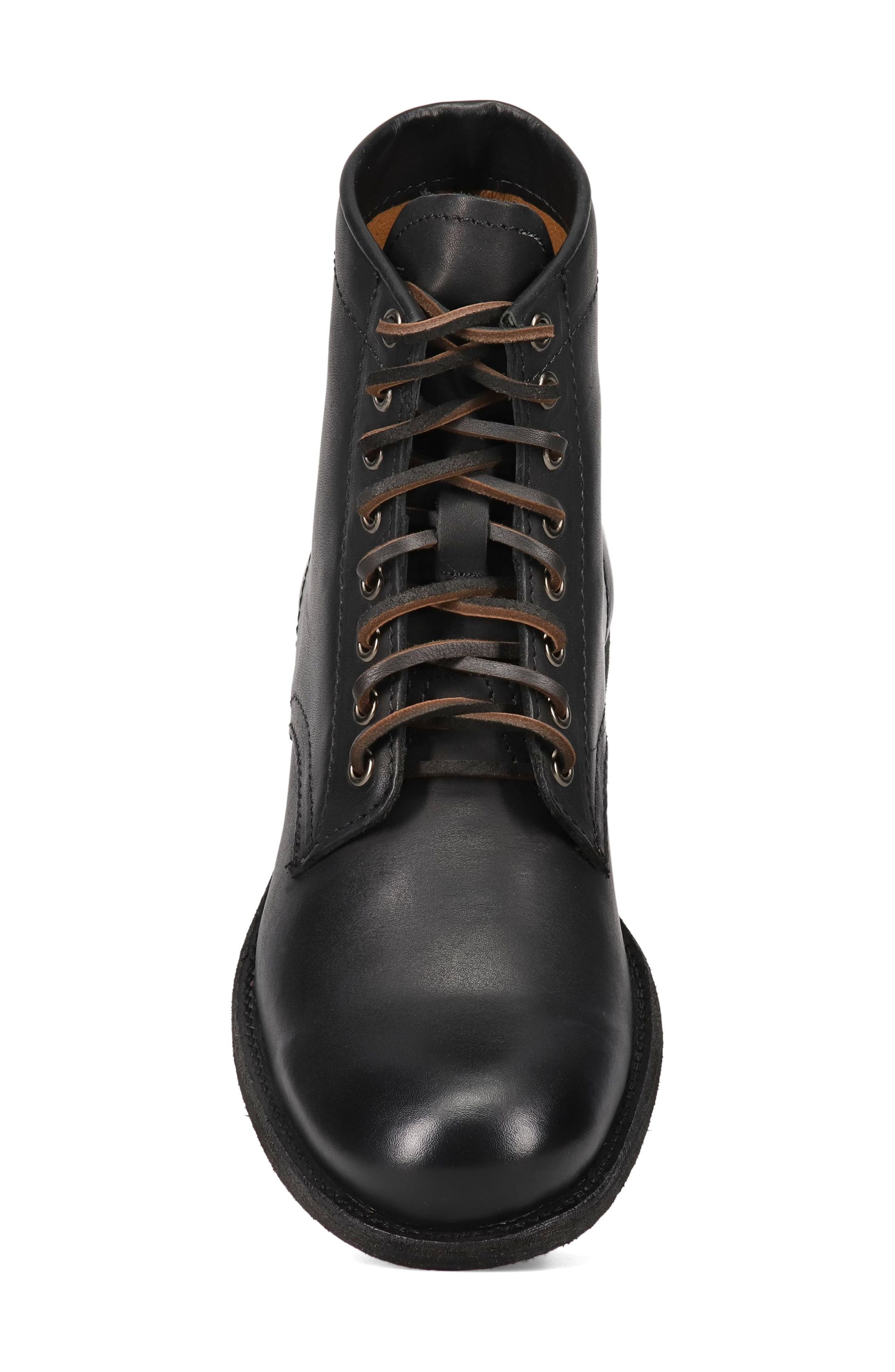 Frye Tyler Flex Lace-Up Boot, Alternate, color, Black