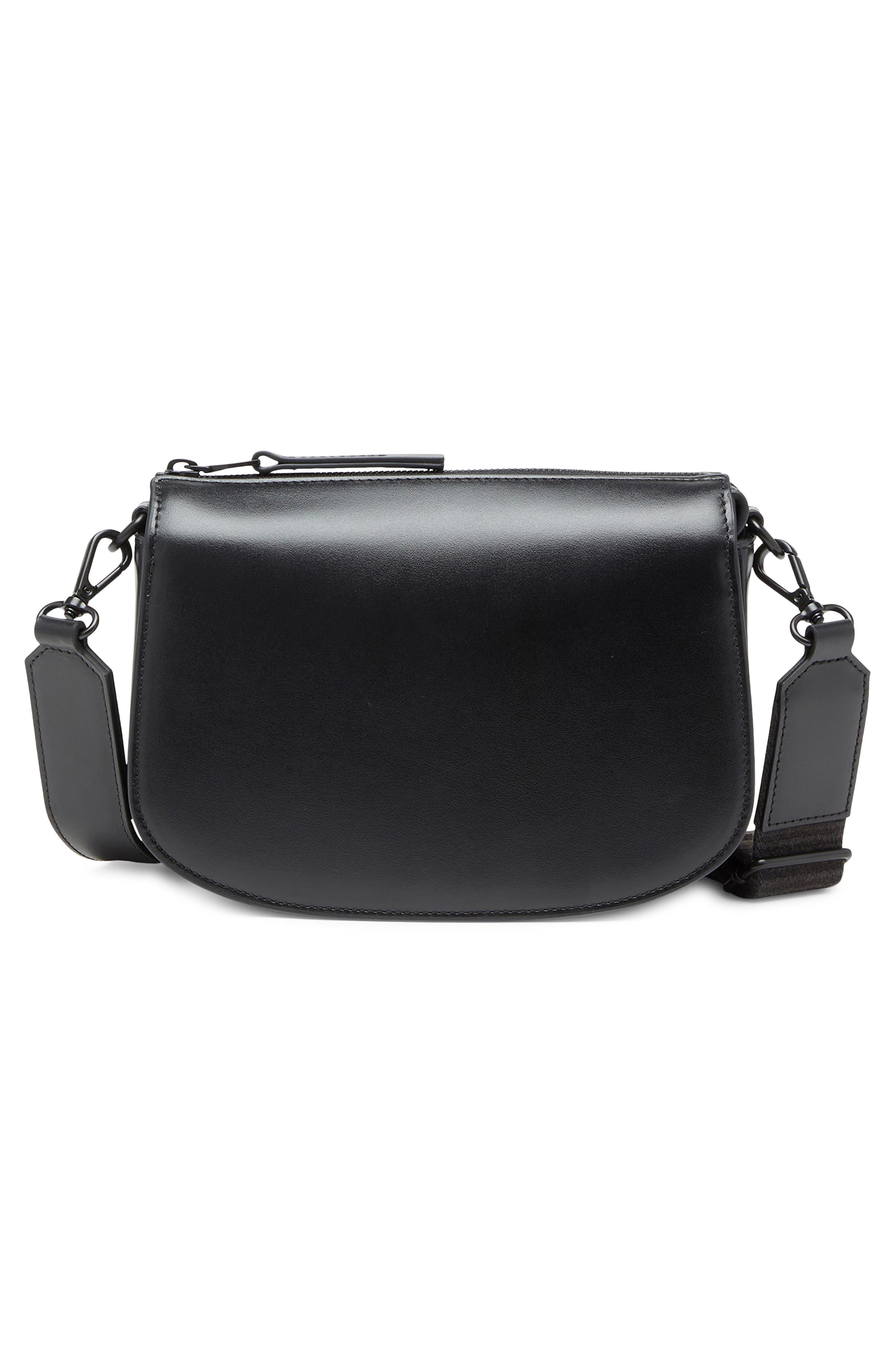 DIESEL<sup>®</sup> 1DR 2.0 Leather Camera Crossbody Bag, Alternate, color, Black