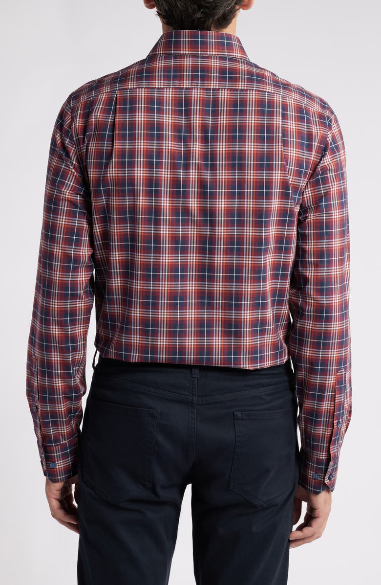 Scott Barber Collegiate Plaid Regular Fit Button-Up Shirt, Alternate, color,