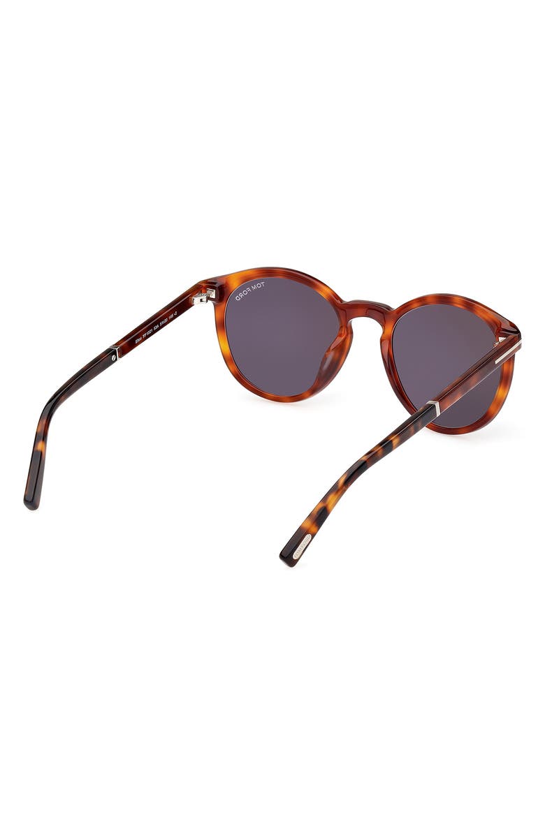 TOM FORD 51mm Gradient Round Sunglasses, Alternate, color,