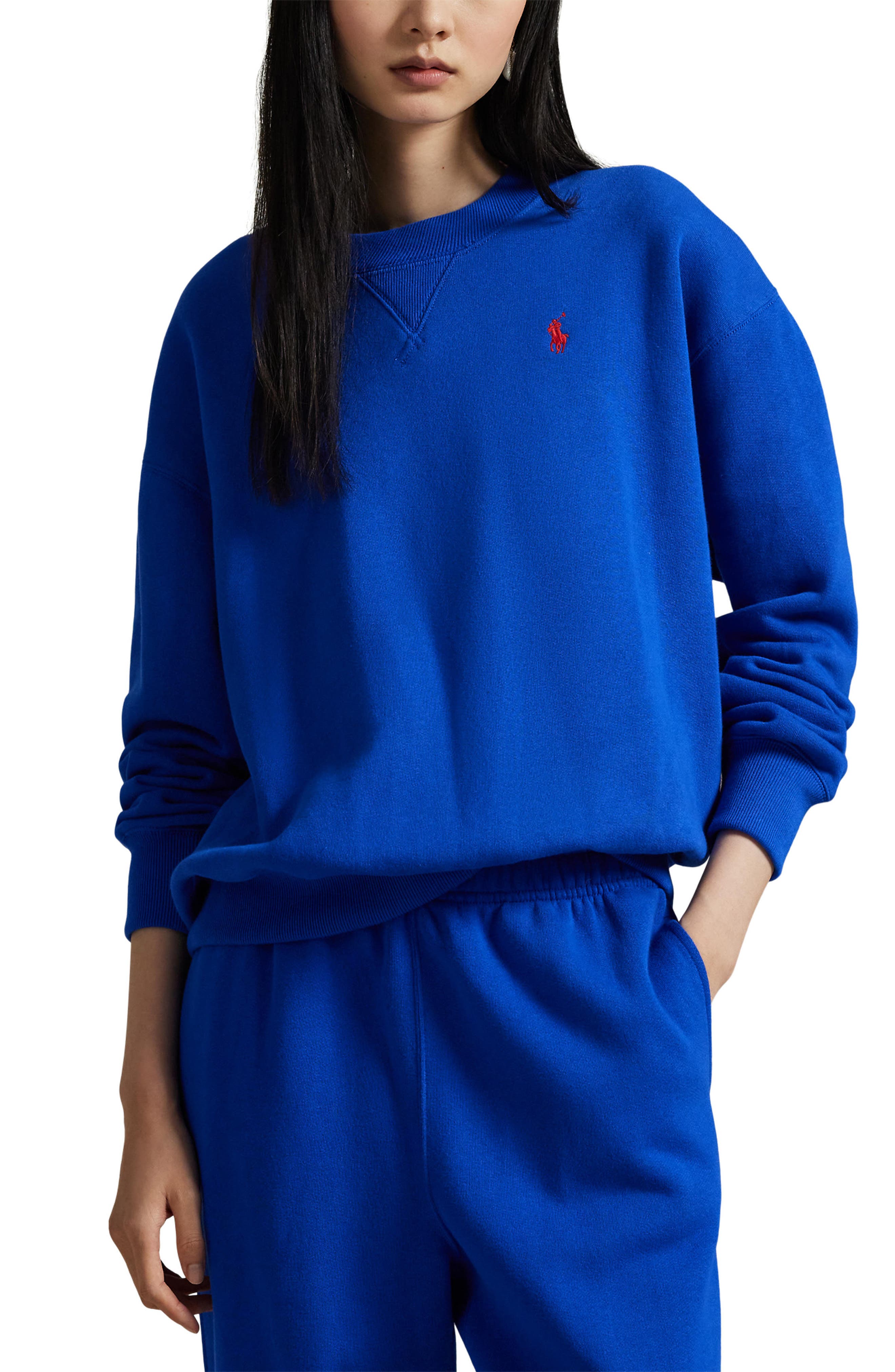 Polo Ralph Lauren Arctic Fleece Sweatshirt (Women) | Nordstrom