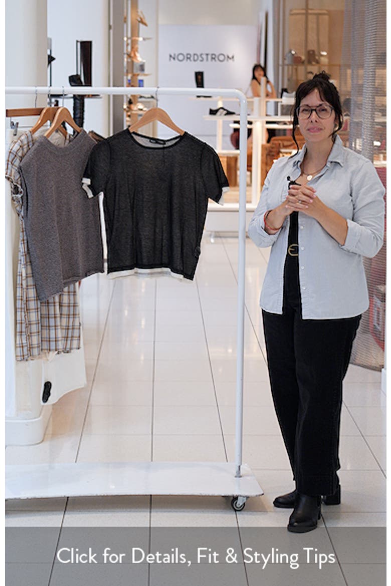 Bipol Tipped Short Sleeve Sweater video