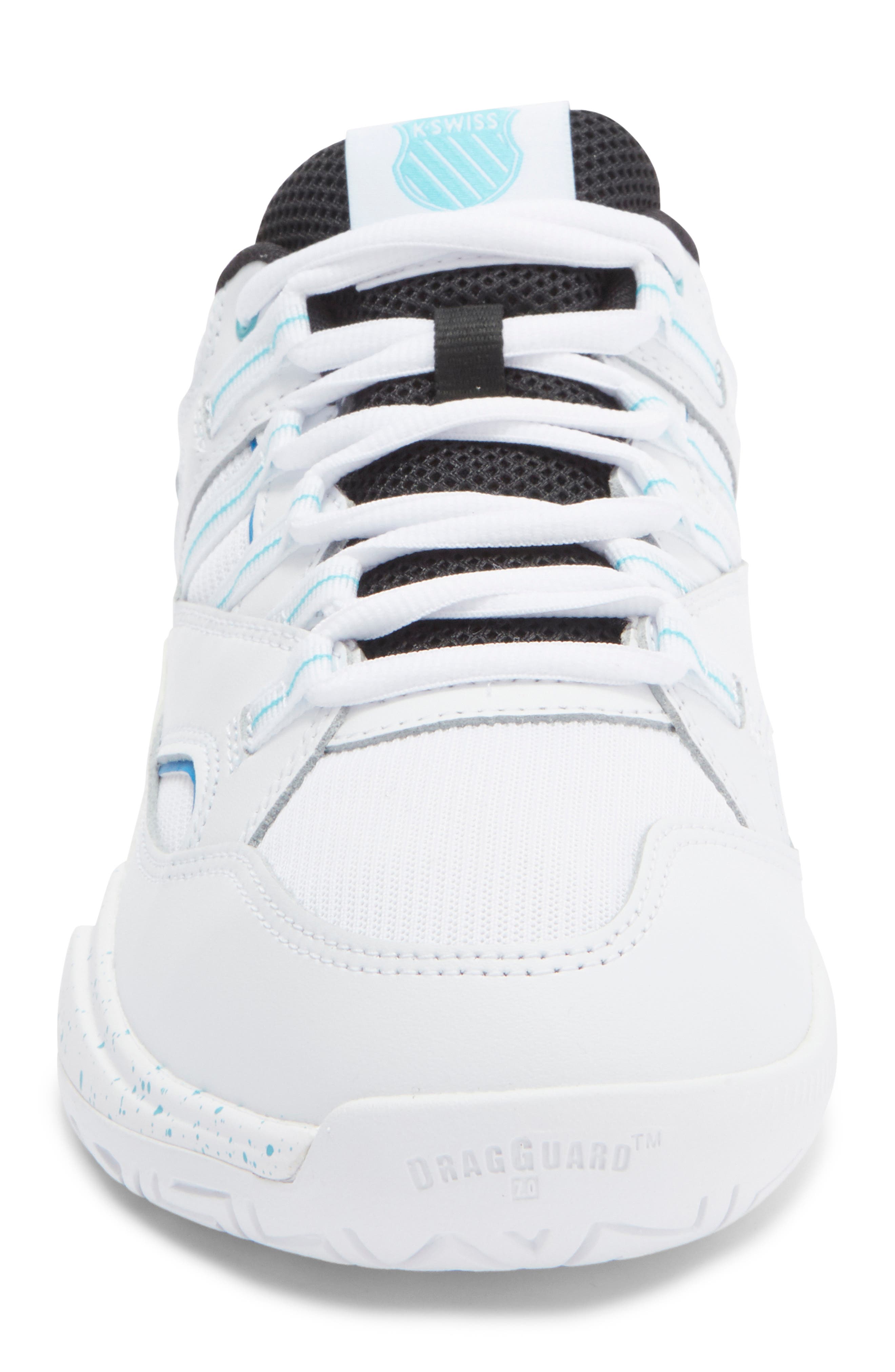 K-Swiss Tura Team Court Sneaker, Alternate, color, White/ Brillant Blue/ Black