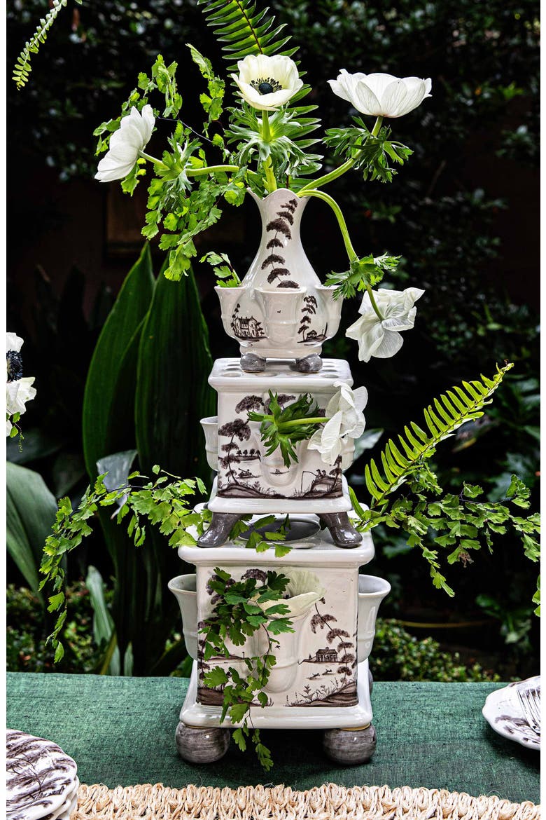 Country Estate 11" Tulipiere Tower, Alternate, color, FLINT GREY