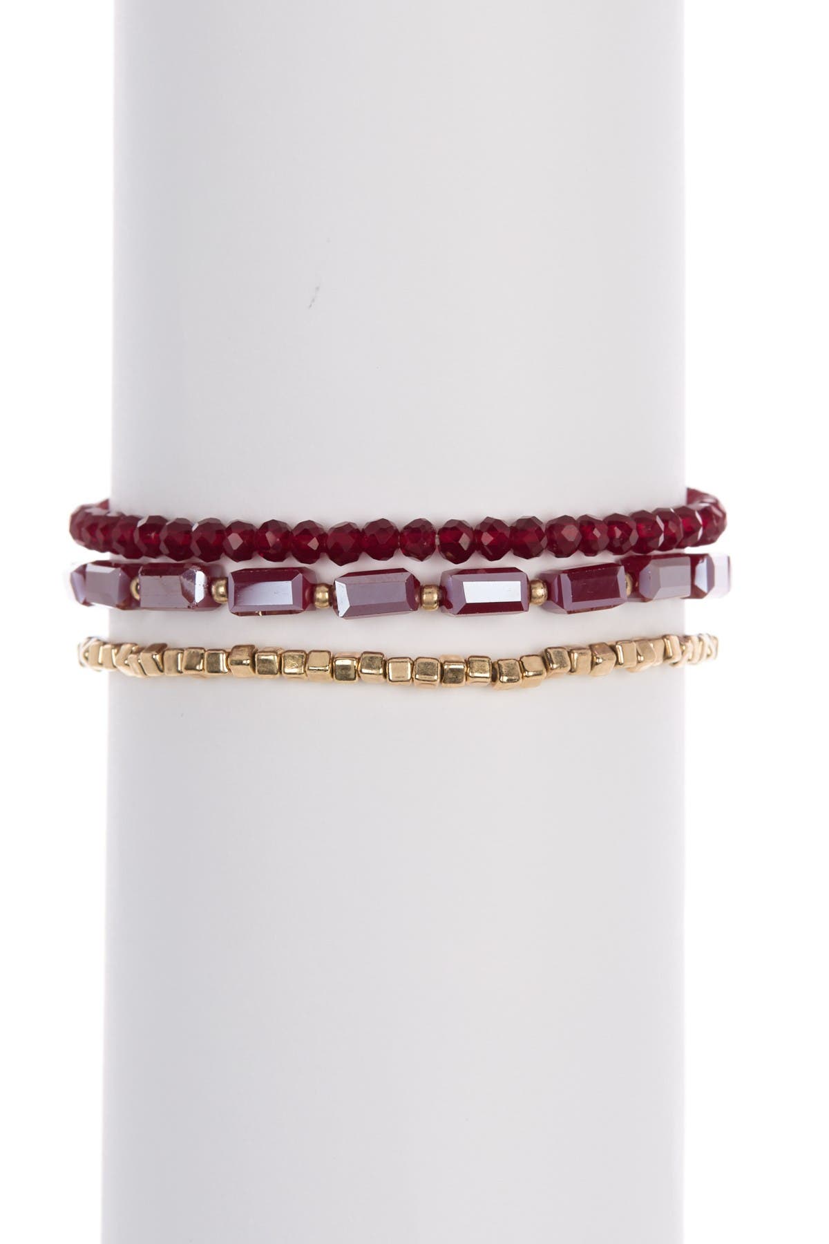 Melrose and Market Tassel & Bead Charm Bracelet - 3-Piece Set (Women ...