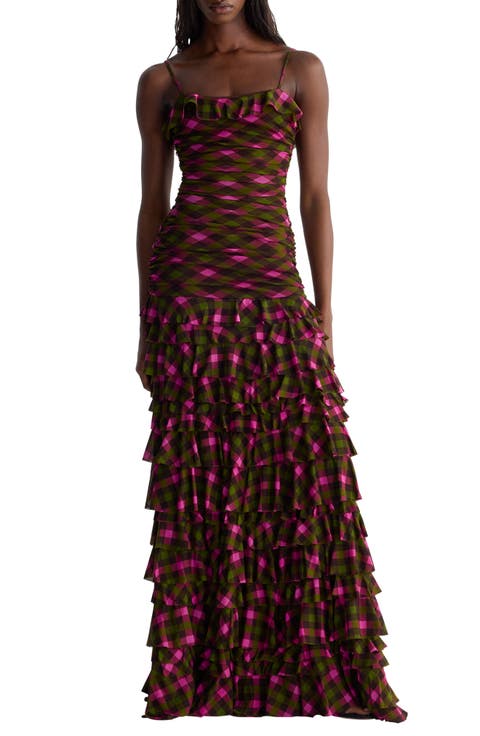 Primrose Ruched Tiered Gown