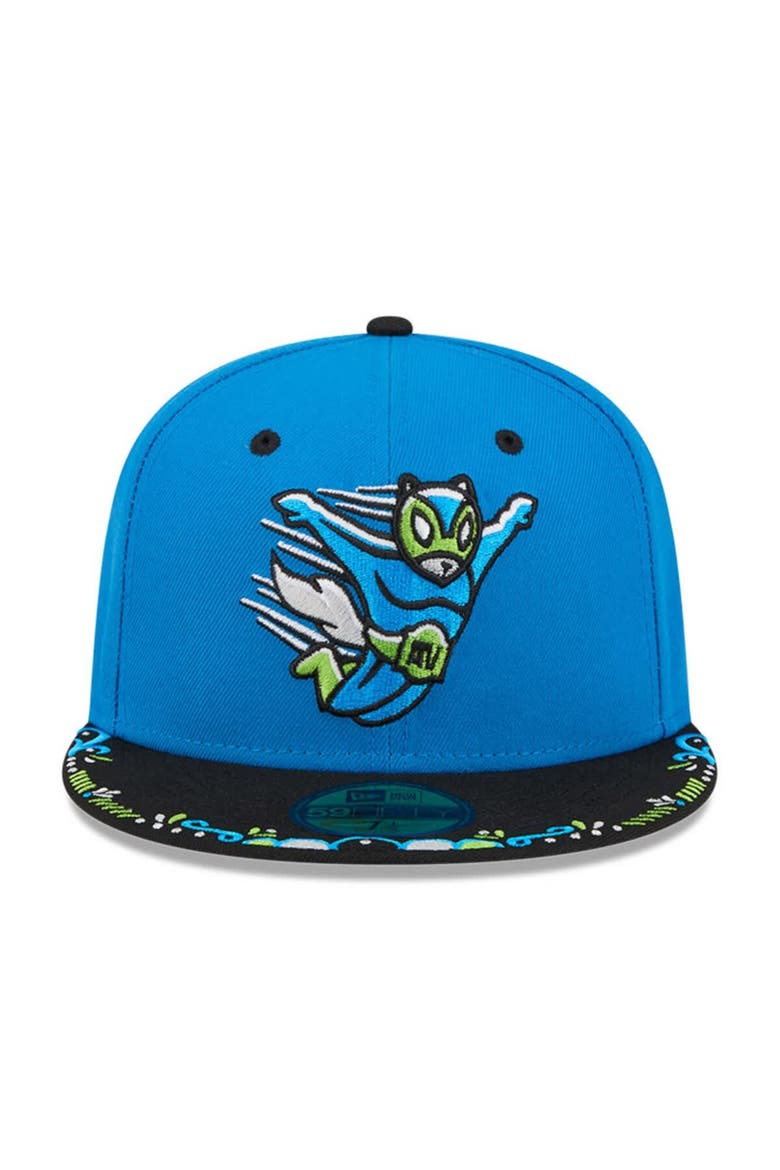 Men's New Era  Blue/Black Richmond Flying Squirrels 2026 Copa De La Diversion 59FIFTY Fitted Hat, Alternate, color, Blue