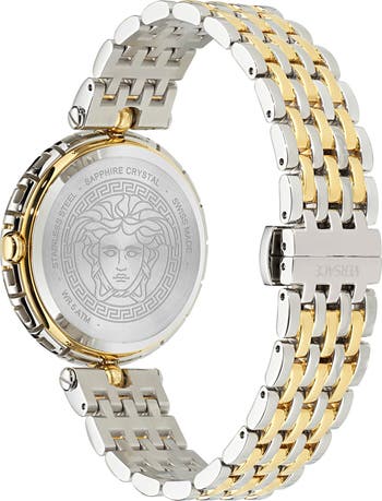 Medusa Heritage Two-Tone Bracelet Watch, 38mm
