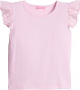 BISBY Kids' Knit Eyelet Tank