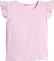 BISBY Kids' Knit Eyelet Tank