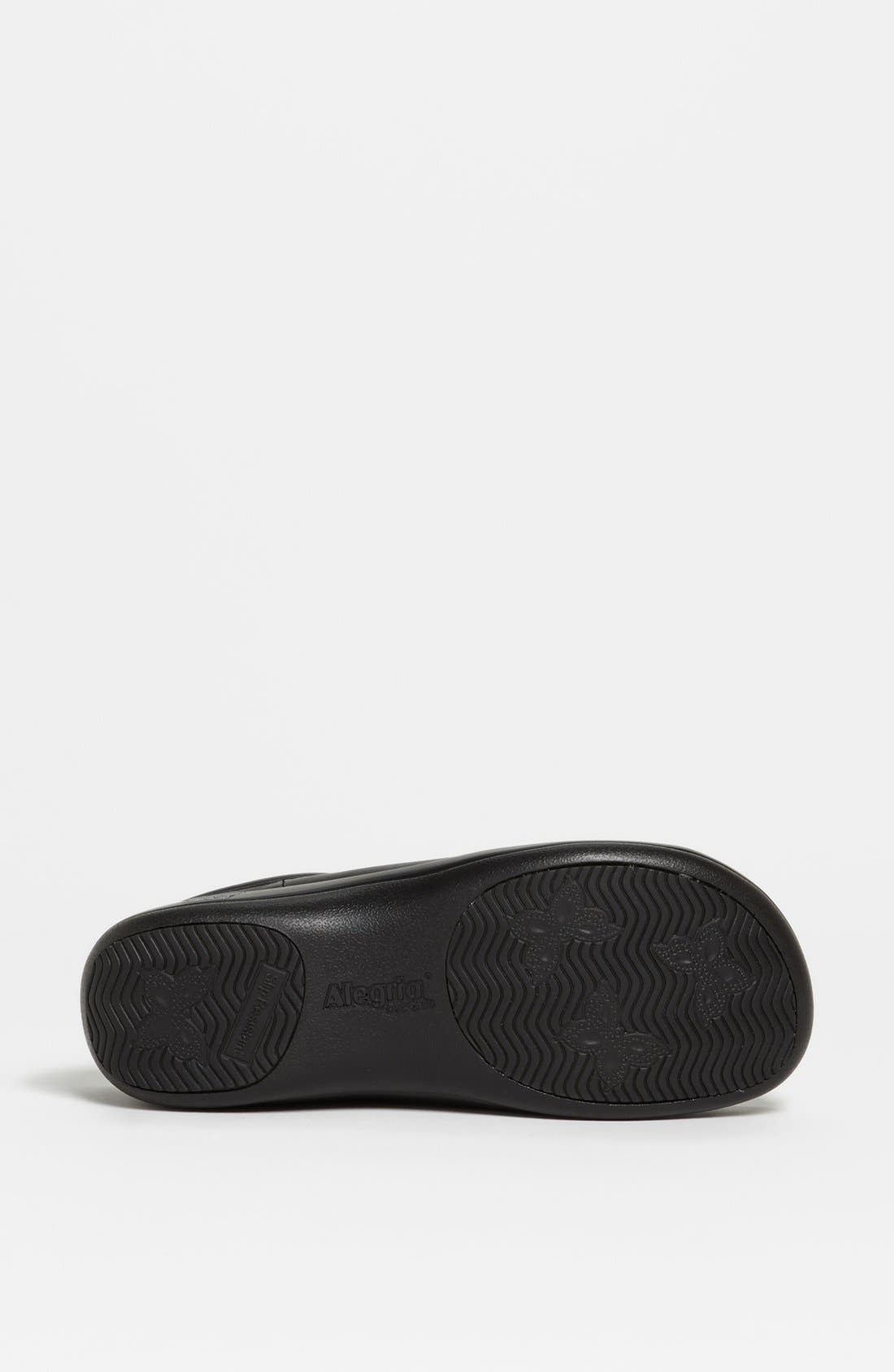 Alegria by PG Lite Kayla Clog, Alternate, color, Black Nappa Leather