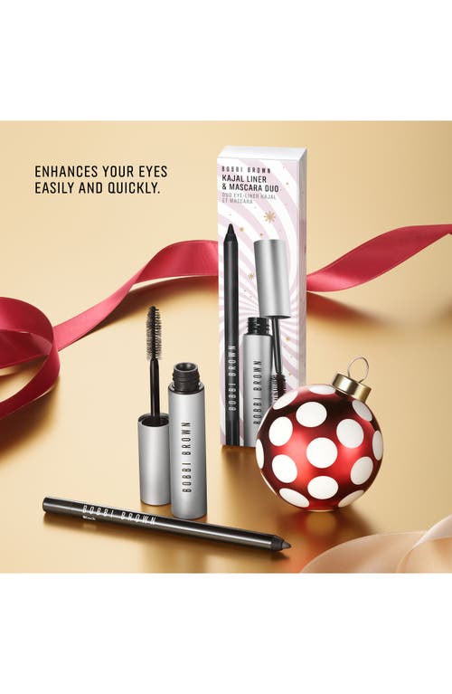 Bobbi Brown Kajal Eyeliner And Mascara Gift Set Duo In Black
