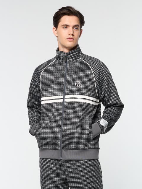 Dallas Houndstooth Track Jacket