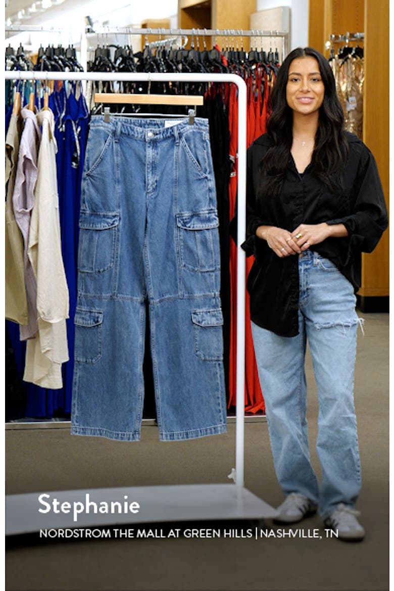 Featherweight Cailyn Wide Leg Cargo Jeans video