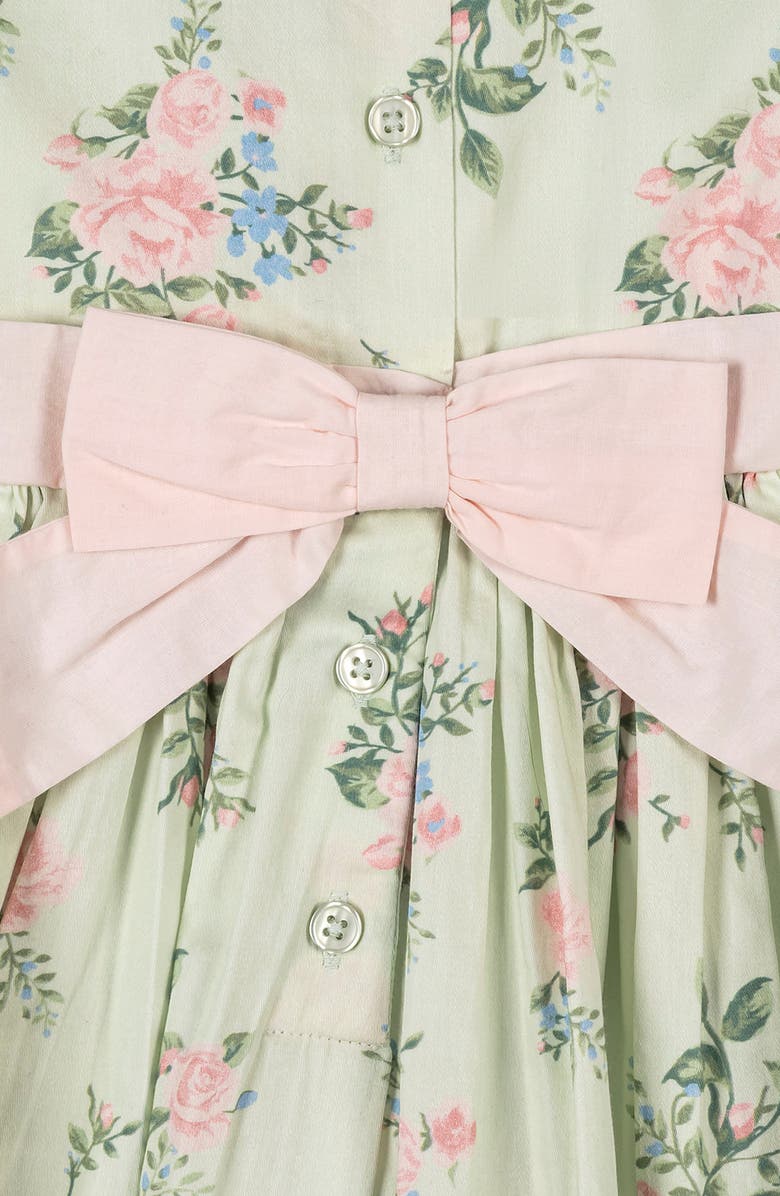 Hope & Henry Kids' Organic Sleeveless Sateen Party Dress, Alternate, color, Chateau Floral