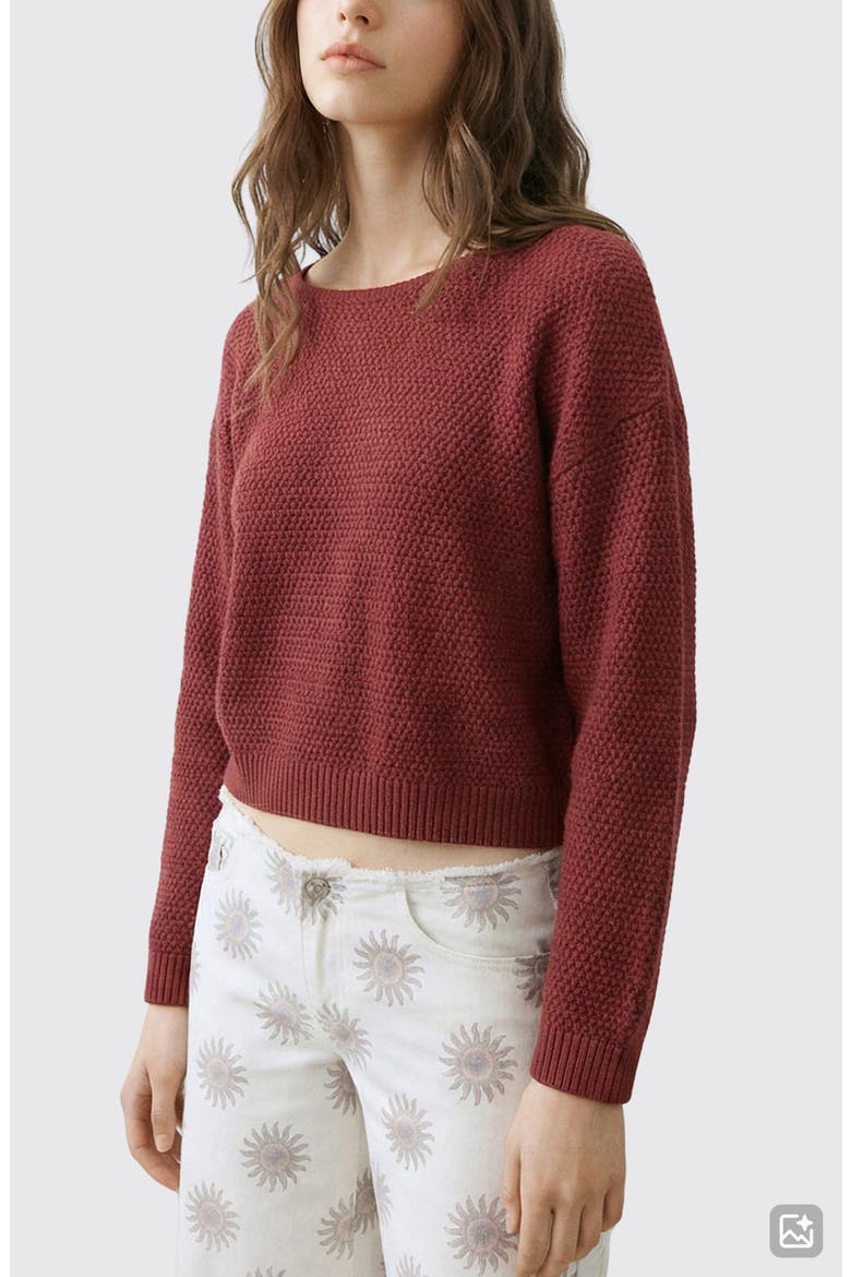 Low Back Sweater, Main, color, SALMON