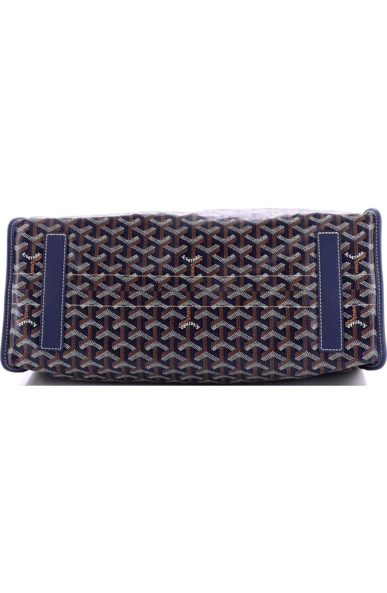 Pre-Owned Goyard Hardy Pet Carrier Coated Canvas PM, Alternate, color, Blue