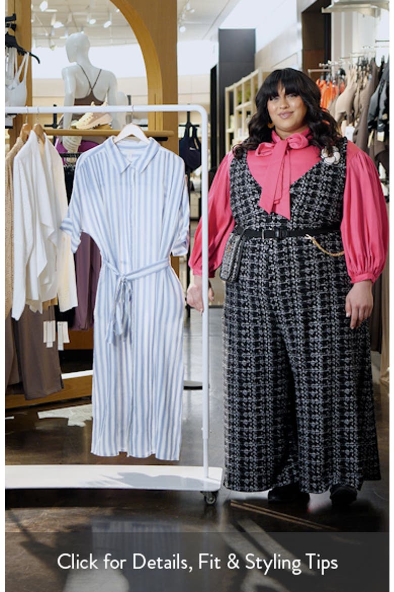 Belted Stripe Maxi Shirtdress video
