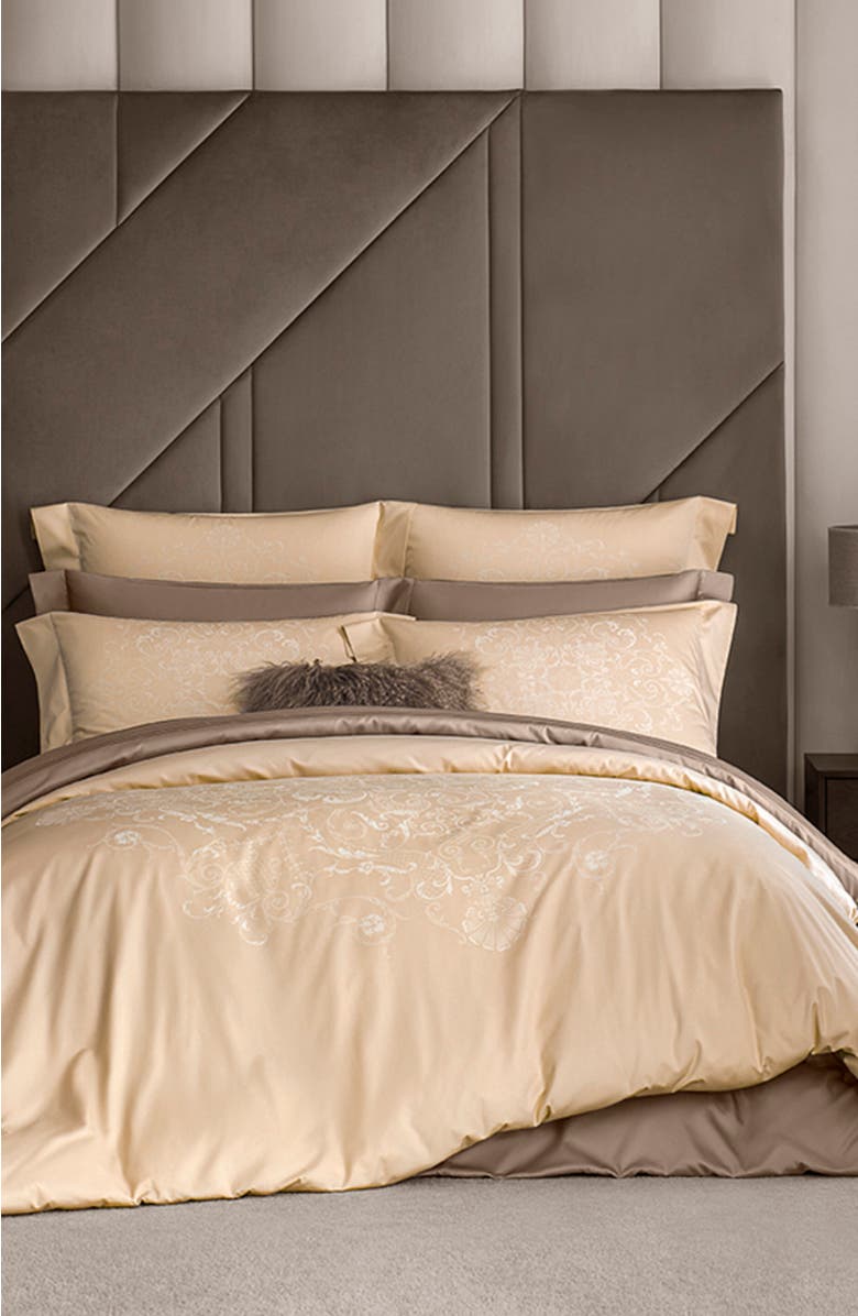 Togas Lucisano Duvet Cover, Alternate, color, Beige