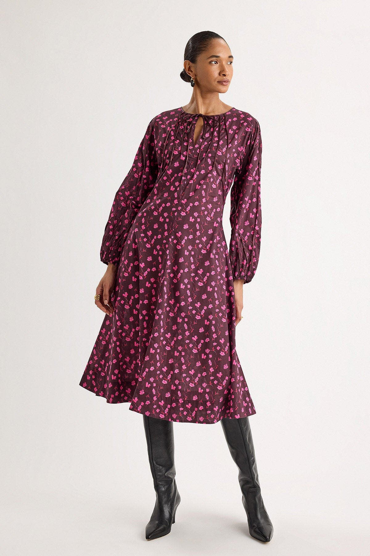 selected Berry Floral Print