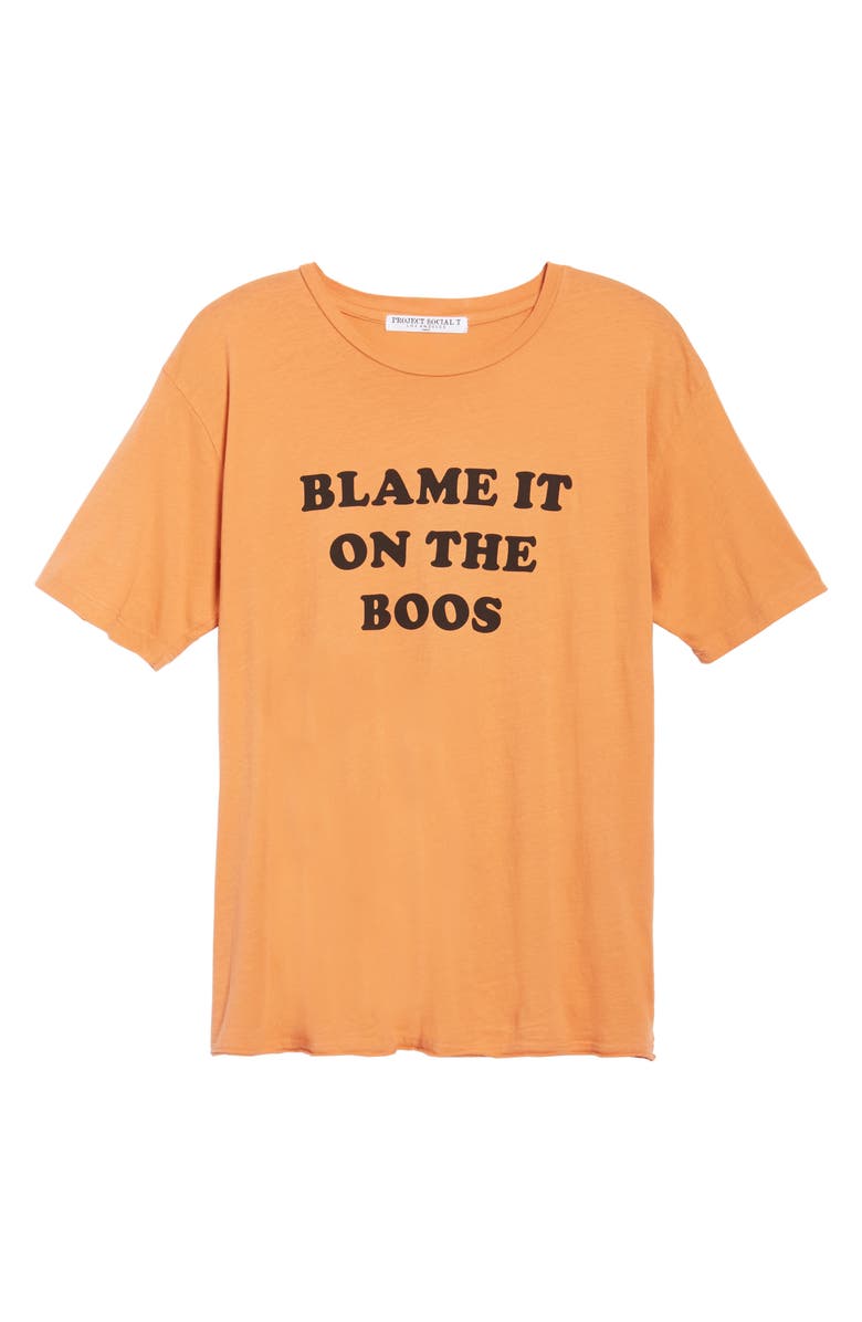 PST by Project Social T Blame It on the Boos Graphic Tee, Alternate, color, 