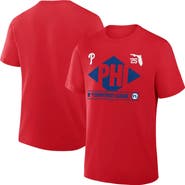 FANATICS Men's Fanatics Red Philadelphia Phillies 2025 Spring Training Grapefruit League True Icon T-Shirt
