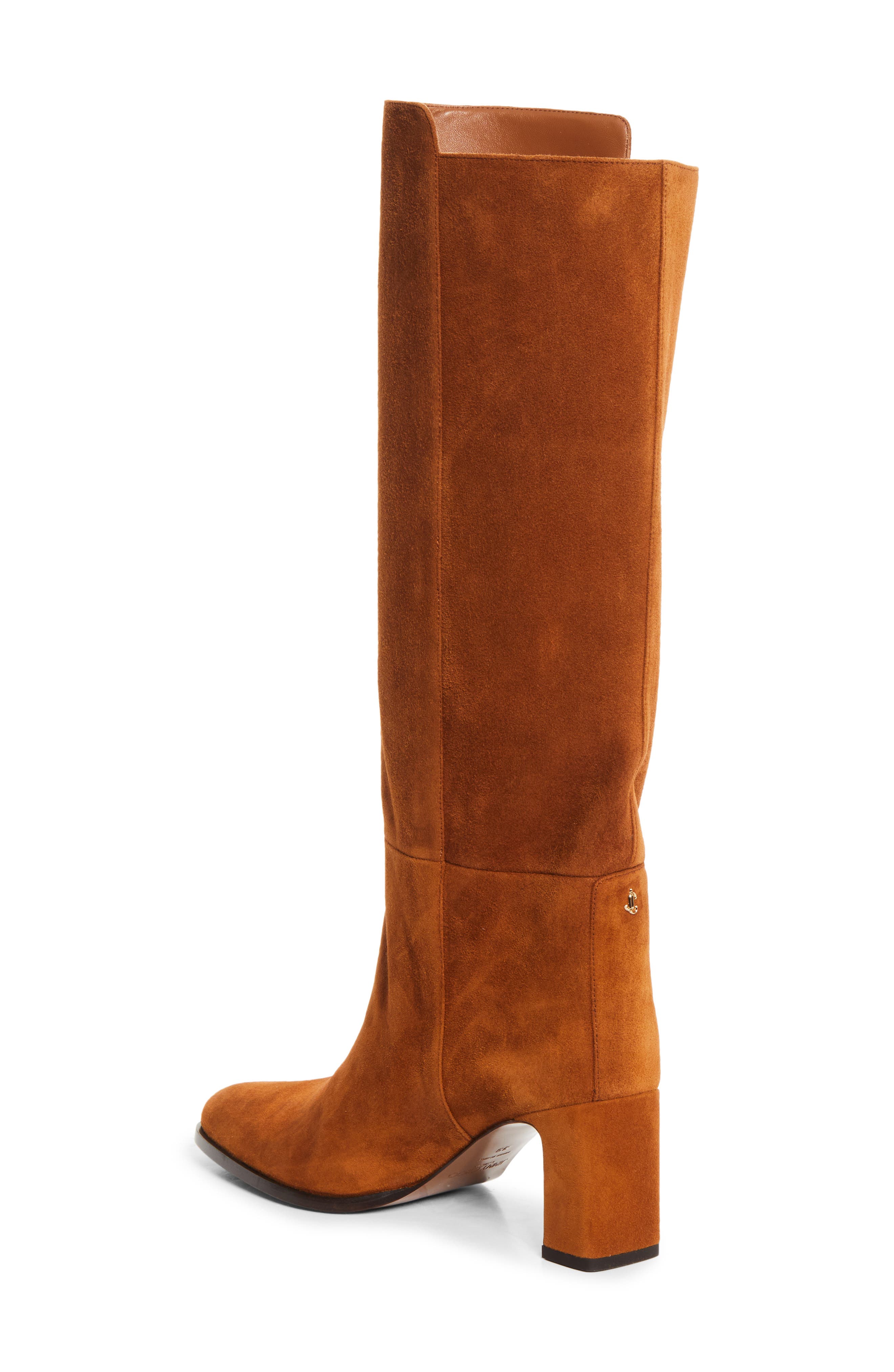 Caly Suede Knee High Boot, Alternate, color, TAN