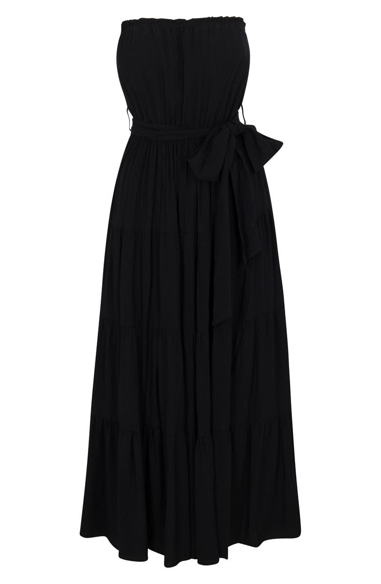 MEGHAN LA Makena Strapless Maxi Dress, Alternate, color, 