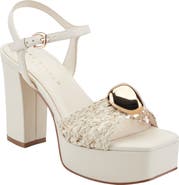 Marc Fisher LTD Cabell Ankle Strap Platform Sandal