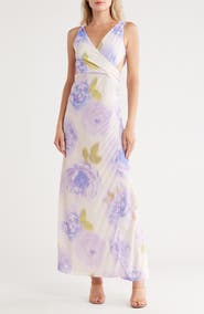 ASOS DESIGN Twist Shoulder Maxi Dress