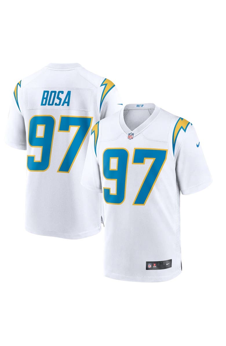 Nike Men's Nike Joey Bosa White Los Angeles Chargers Game Jersey, Alternate, color,
