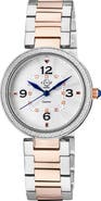 GV2 Women's Piemonte Diamond Dial Bracelet Watch, 36mm