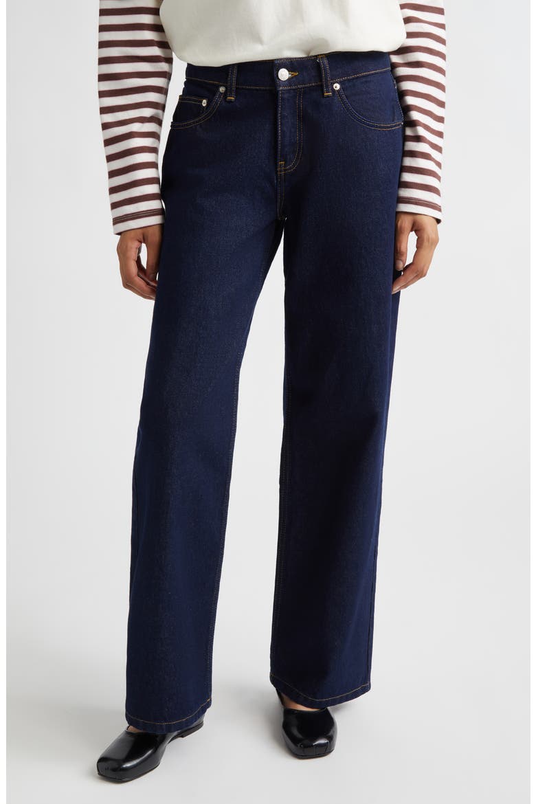Taro Bootcut Jeans, Main, color, INDIGO