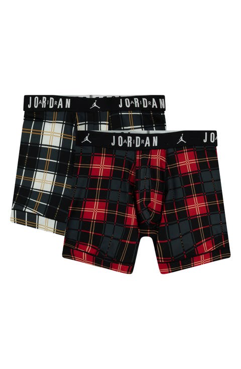 2-Pack Plaid Boxer Briefs