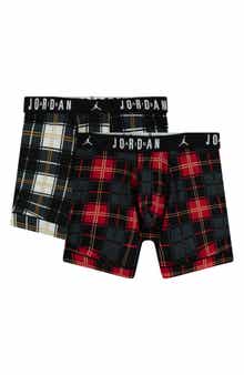 2-Pack Plaid Boxer Briefs