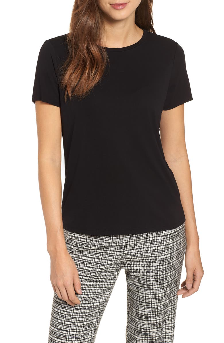 Eileen Fisher Silk Knit Top, Main, color, 