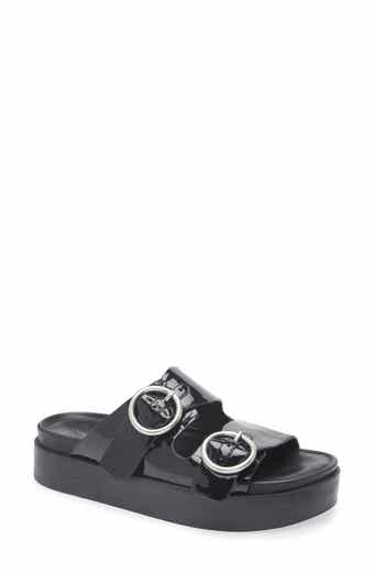 rag & bone Geo Buckle Platform Slide Sandal