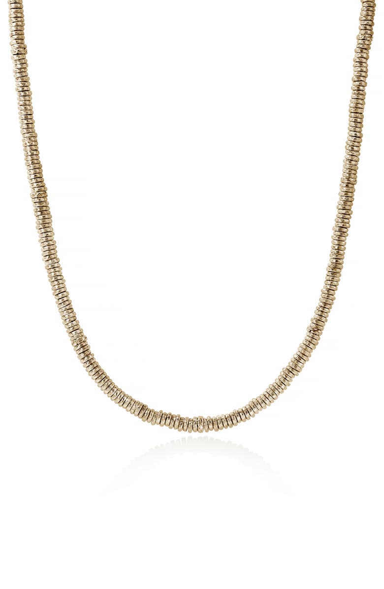 John Hardy Heishi Necklace, Gold, Main, color, Gold