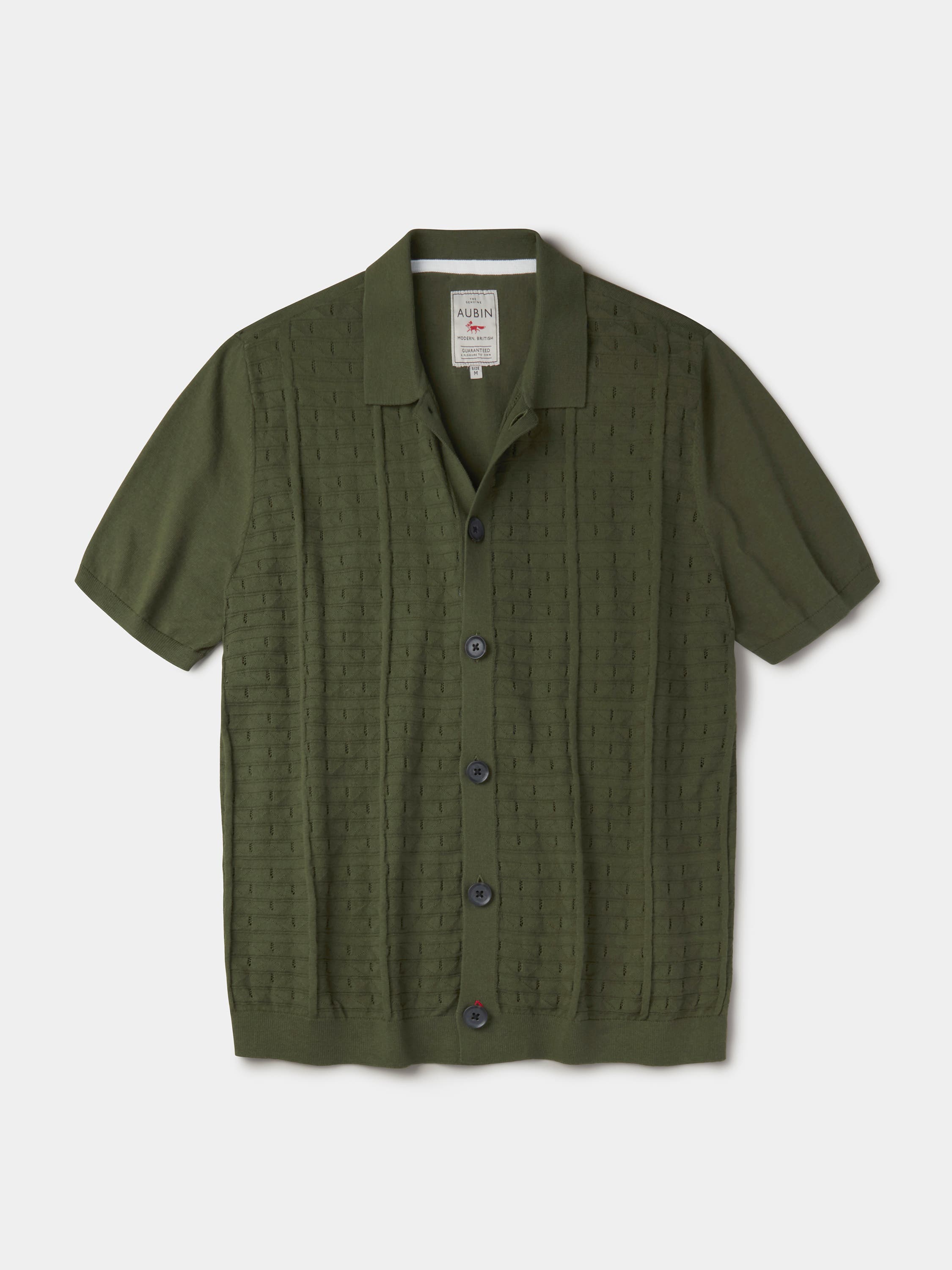 Manor Textured Button Through Polo - image 2
