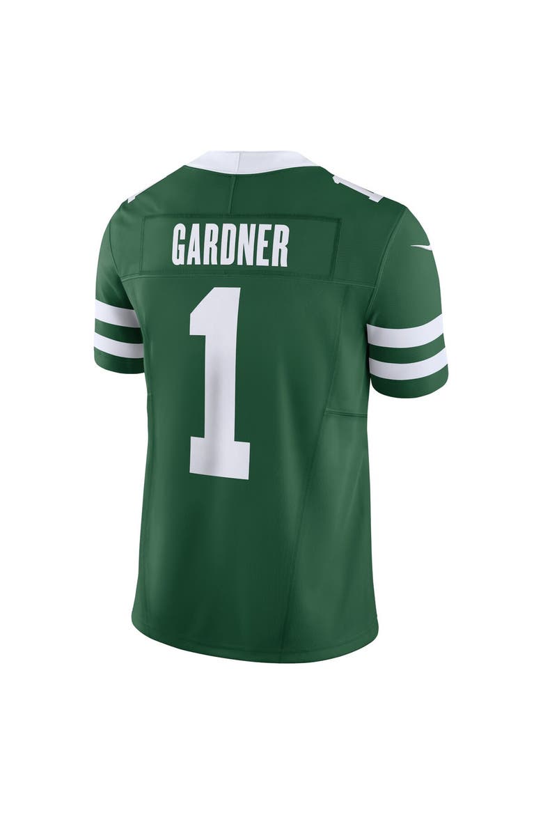 Men's Nike Ahmad Sauce Gardner Legacy Green New York Jets Vapor F.U.S.E. Limited Jersey, Alternate, color, Green