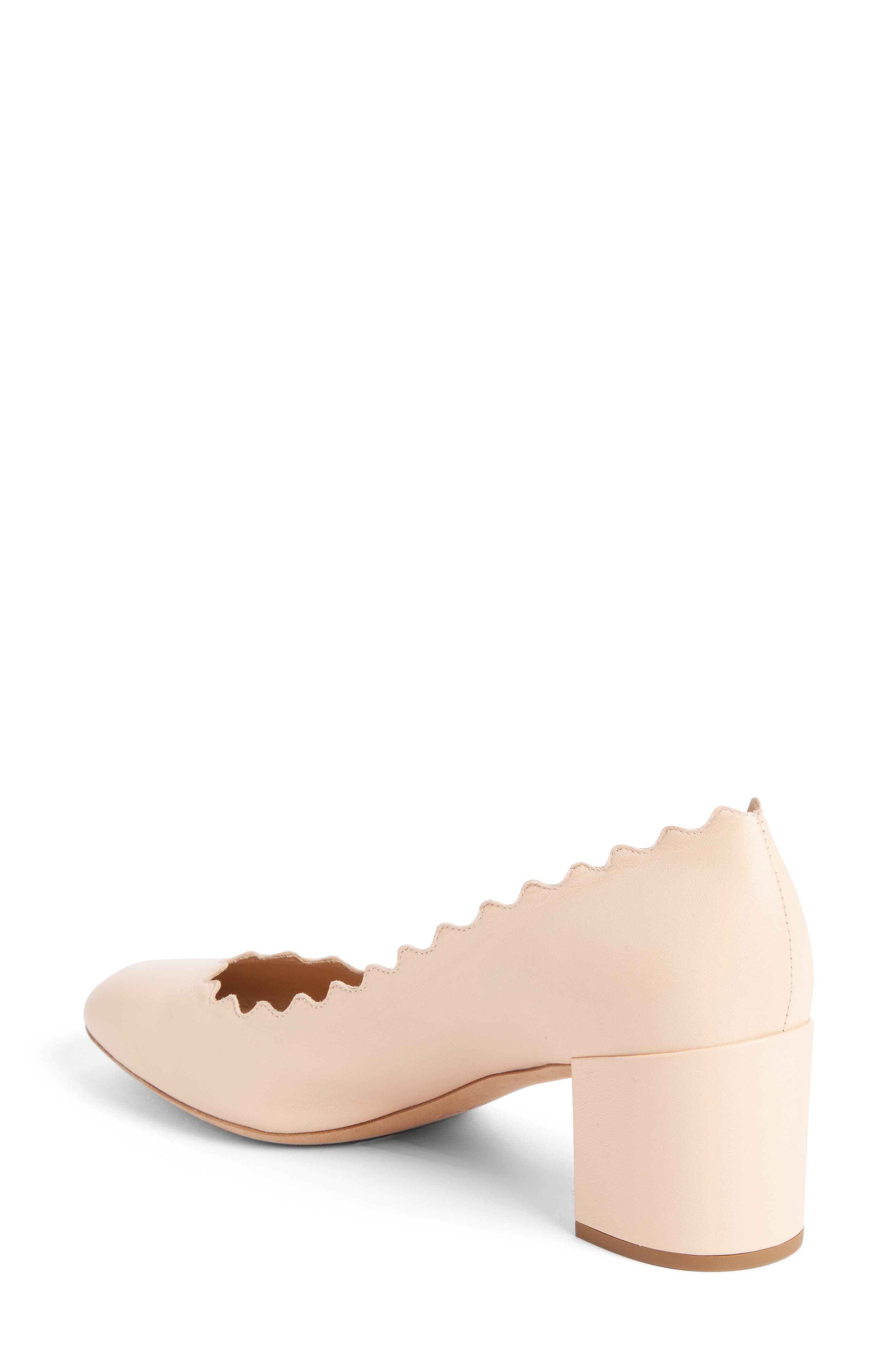 Chloé Lauren Scalloped Pump, Alternate, color, 