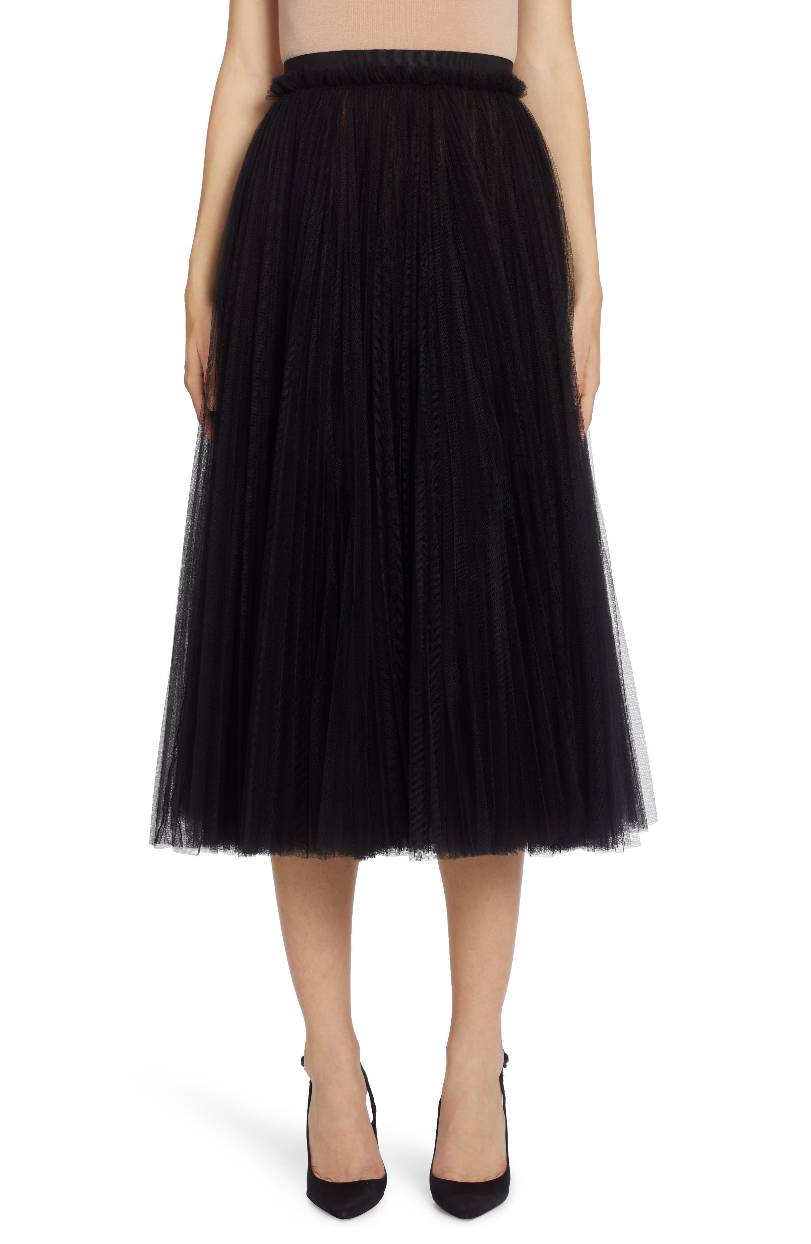 Dolce&Gabbana Tulle A-Line Skirt