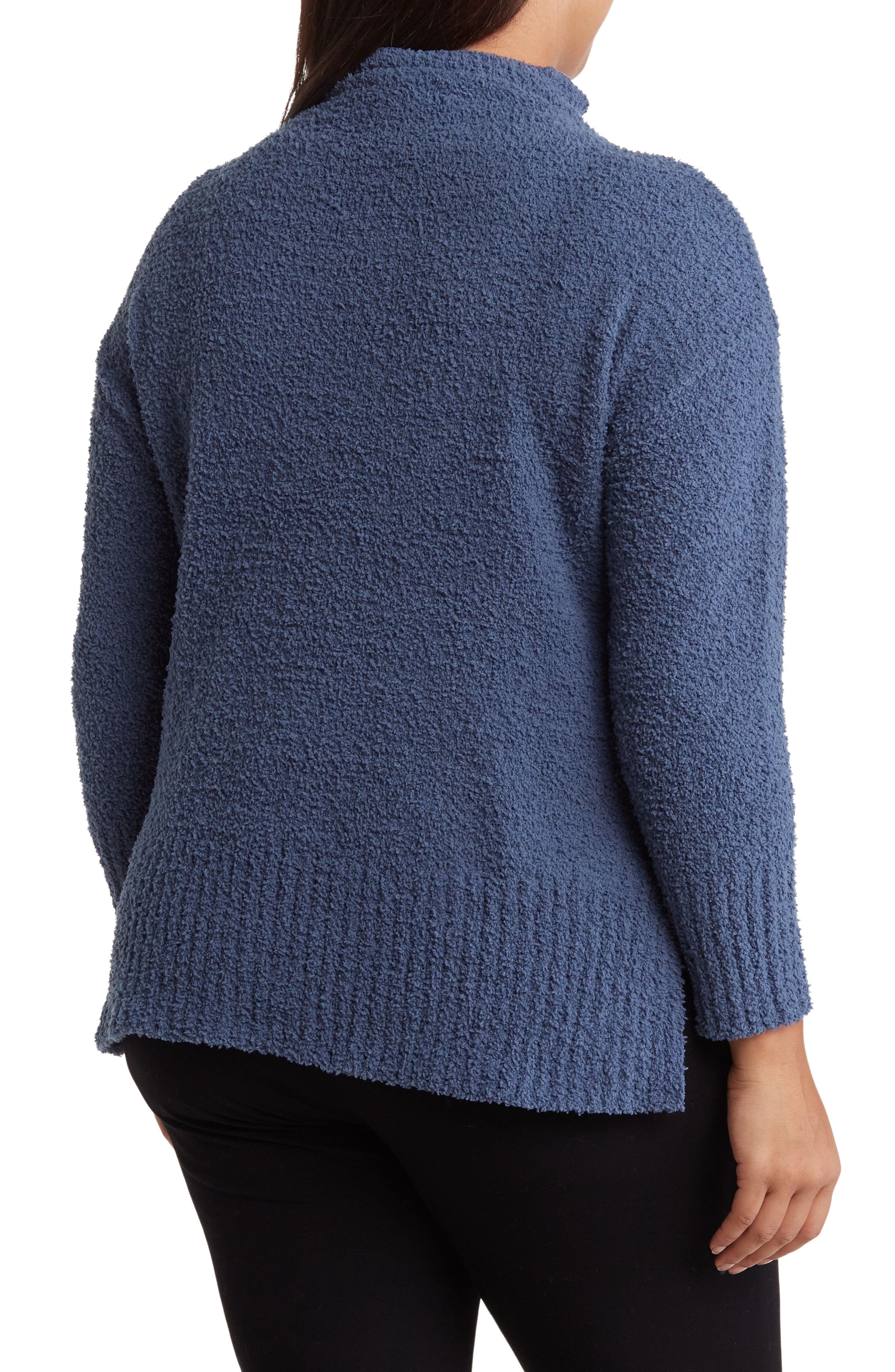 T Tahari Chenille Popcorn Mock Neck Sweater (Women) | Nordstromrack