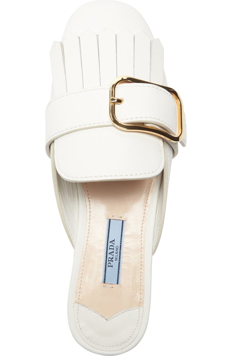 Prada Kiltie Loafer Mule, Main, color,