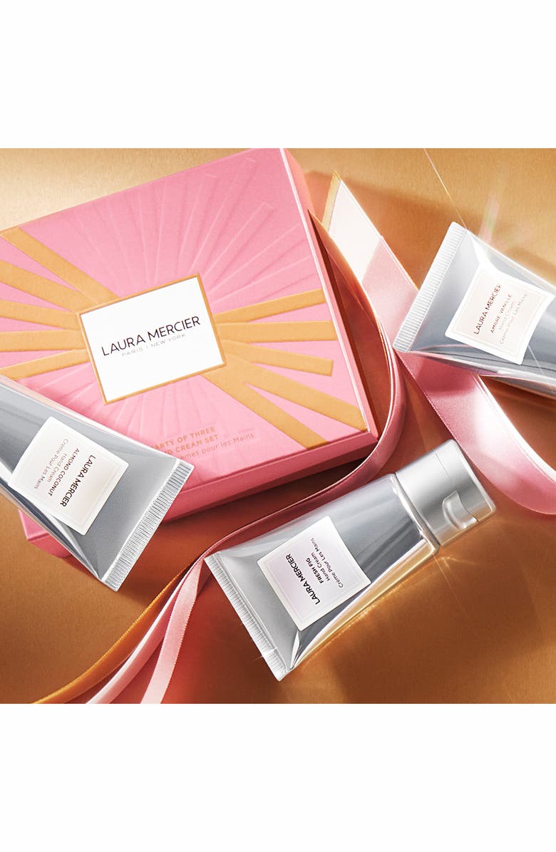 Laura Mercier Party of Three Hand Cream Gift Set, Alternate, color, 