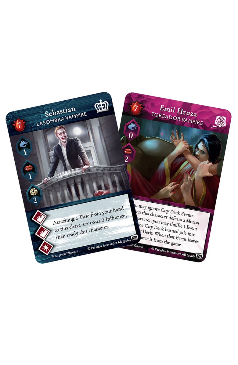 Renegade Games Vampire The Masquerade Rivals Expandable Card Game The Heart of Europe, Alternate, color, 